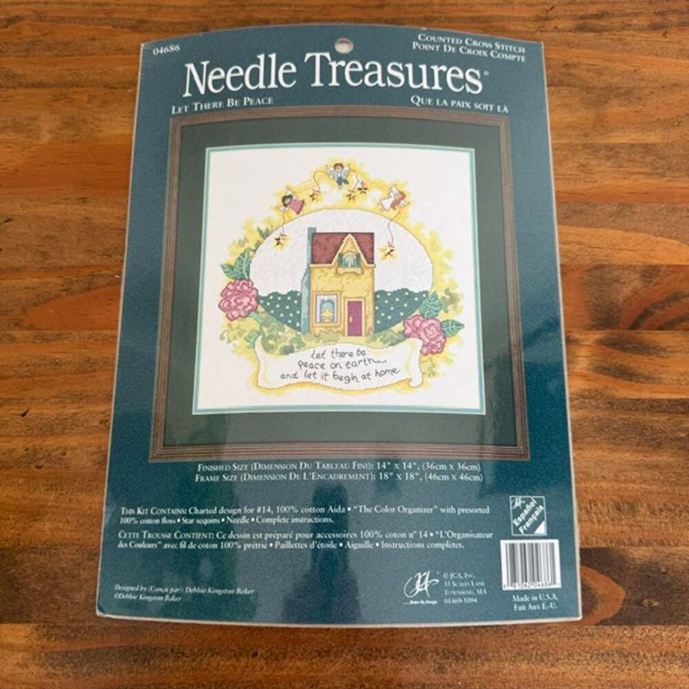 Needle Treasures Let There Be Peace Cross Stitch Kit - New